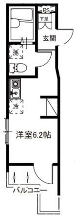 メルディアみのり台の物件間取画像